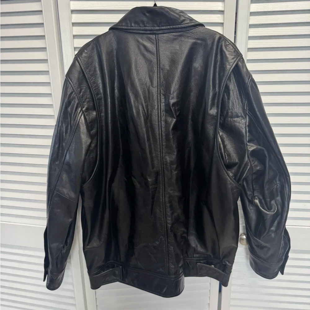 Helmut Lang Black Leather Jacket - Picture 6 of 11
